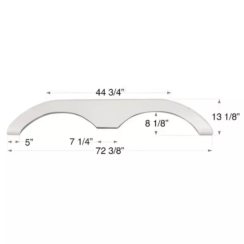 01637 Icon Fender Skirt Fits Various Keystone Brands Including