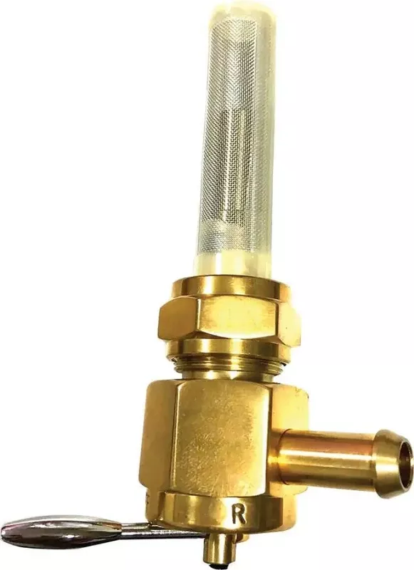 022680 Brass Petcock Round 22mm Left Side Position