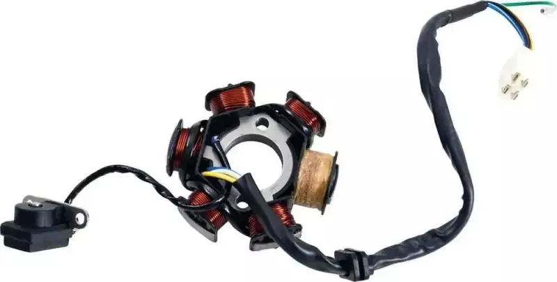 08-0203 4 Stroke 6 Coil Magneto/Stator 50/90/110/125cc Electric Start