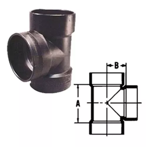 1-1/2 Inch ABS Vent Tee