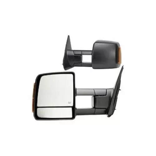 1 Pair Foldaway Mirrors - Black