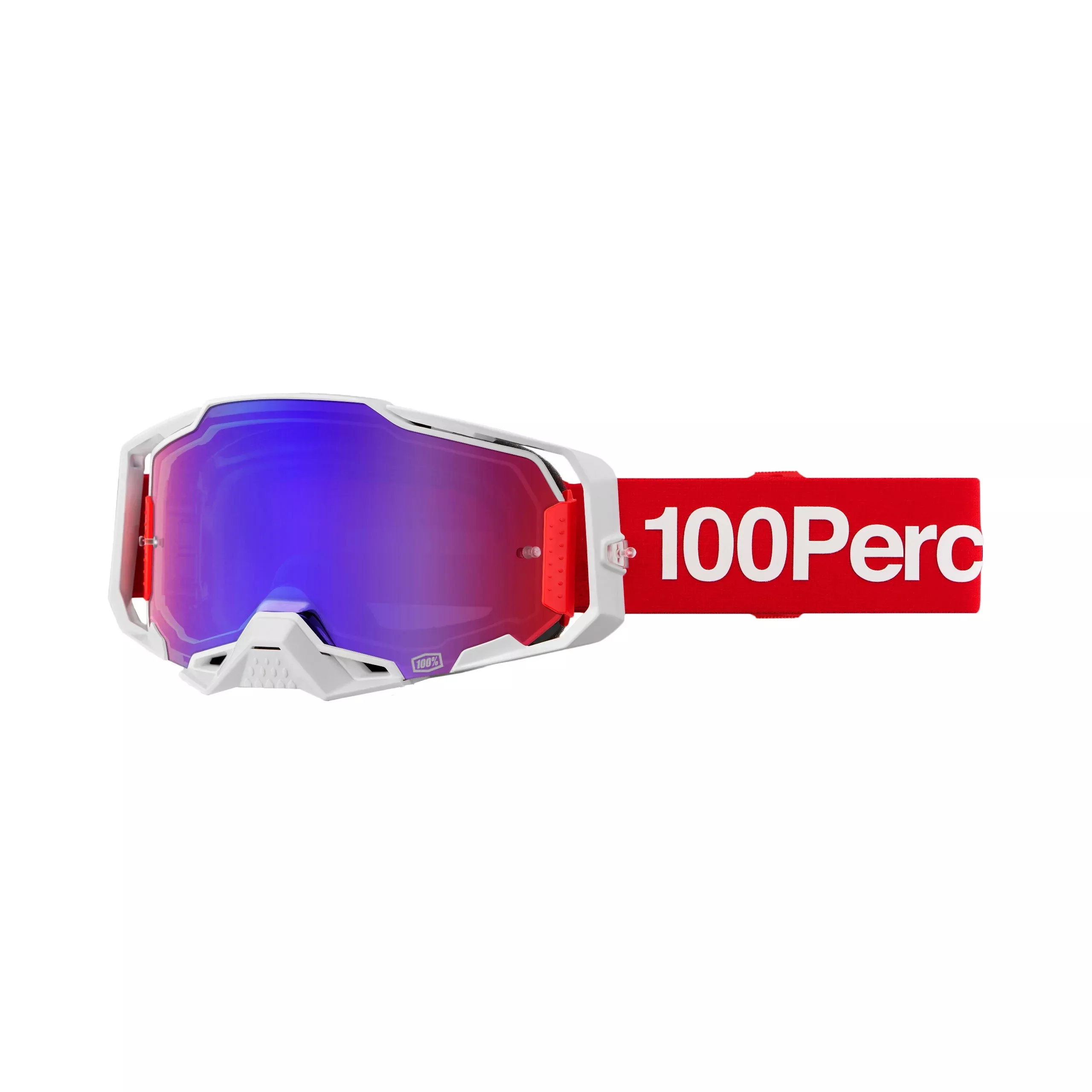 100-PERCENT ARMEGA GOGGLE CORBIN MIRROR RED/BLUE LENS - 610-5285