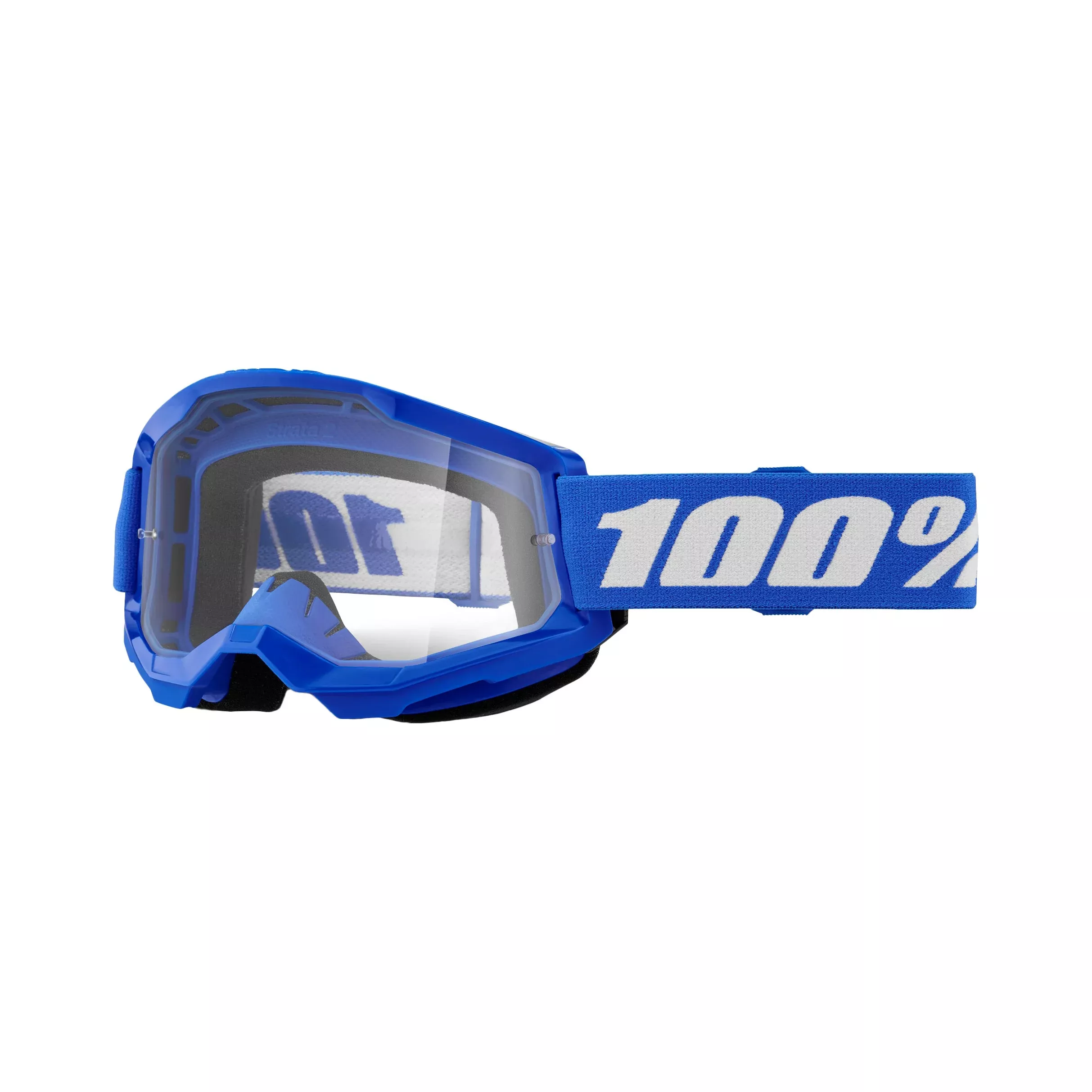 100-PERCENT STRATA 2 GOGGLE BLUE CLEAR LENS - 610-5222