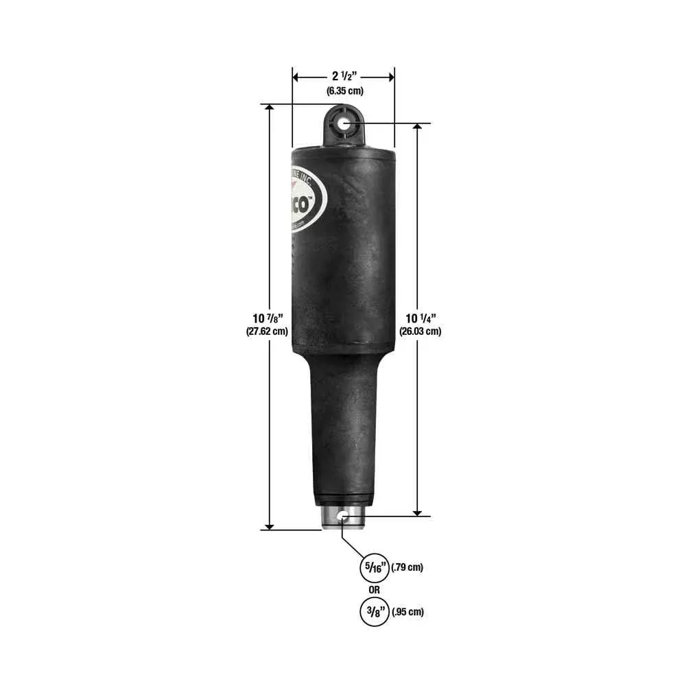 101XDS Short Extreme Duty Actuator - 12V - 2-1/4" Stroke w/5/16" Hardware