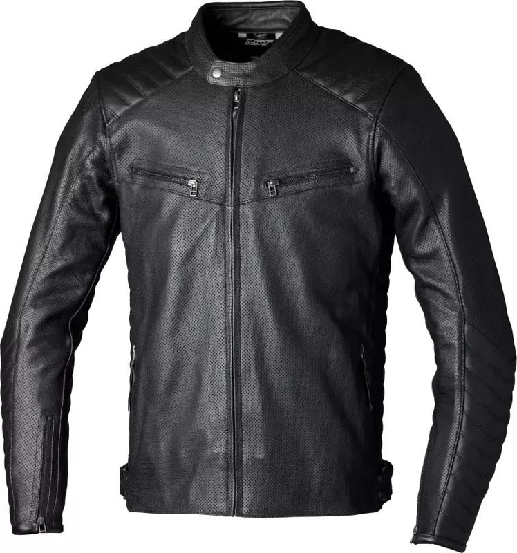 103537BLK-46 Rst Roadster Air Ce Jacket Black Leather Xl