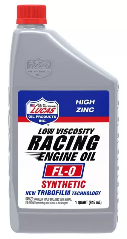 10892 Lucas Oil Synthetic Fl-0 Low Viscosity Racing