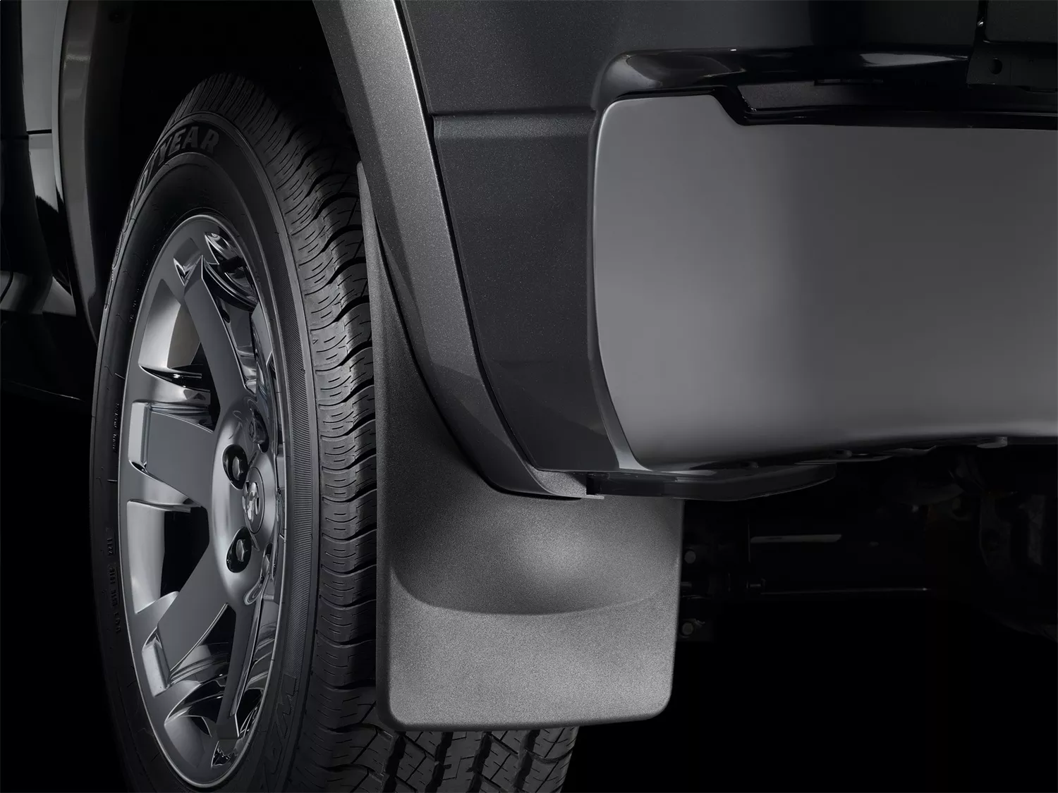 110065-120074 - MudFlap No-Drill DigitalFit MudFlap Kit - 2017-2026 Ford F-350 Super Duty, 2023-2024 Ford F-250 Super Duty