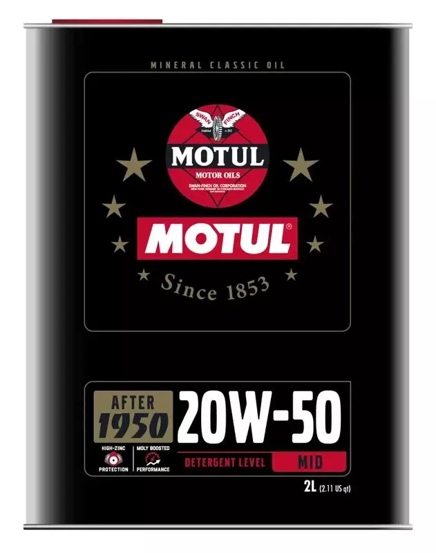 110621 Motul 20W50 Classic Performance Oil – 10x2L – Case of 10