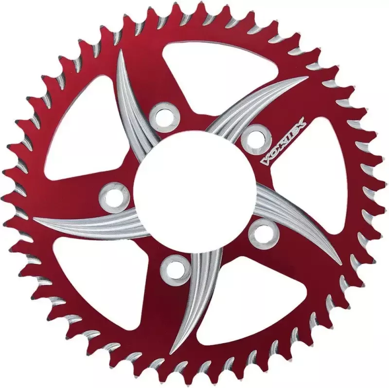 110ZR-39 Vortex Rear Cat5 Sprocket Aluminum 39T-525 Red Duc