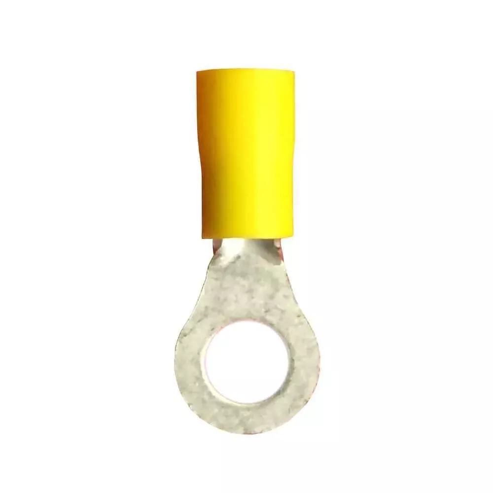 12-10AWG 1/4" Vinyl Ring Terminal