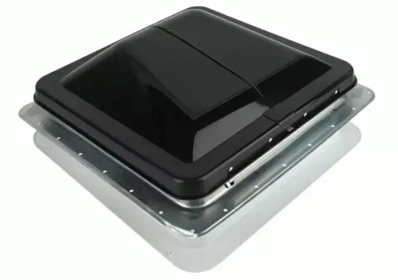 12 V Universal Replacement Vent Smoke Lid Galvanized Collar Retail Bo X