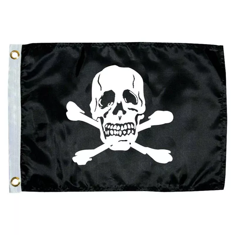 12" x 18" Jolly Roger Novelty Flag