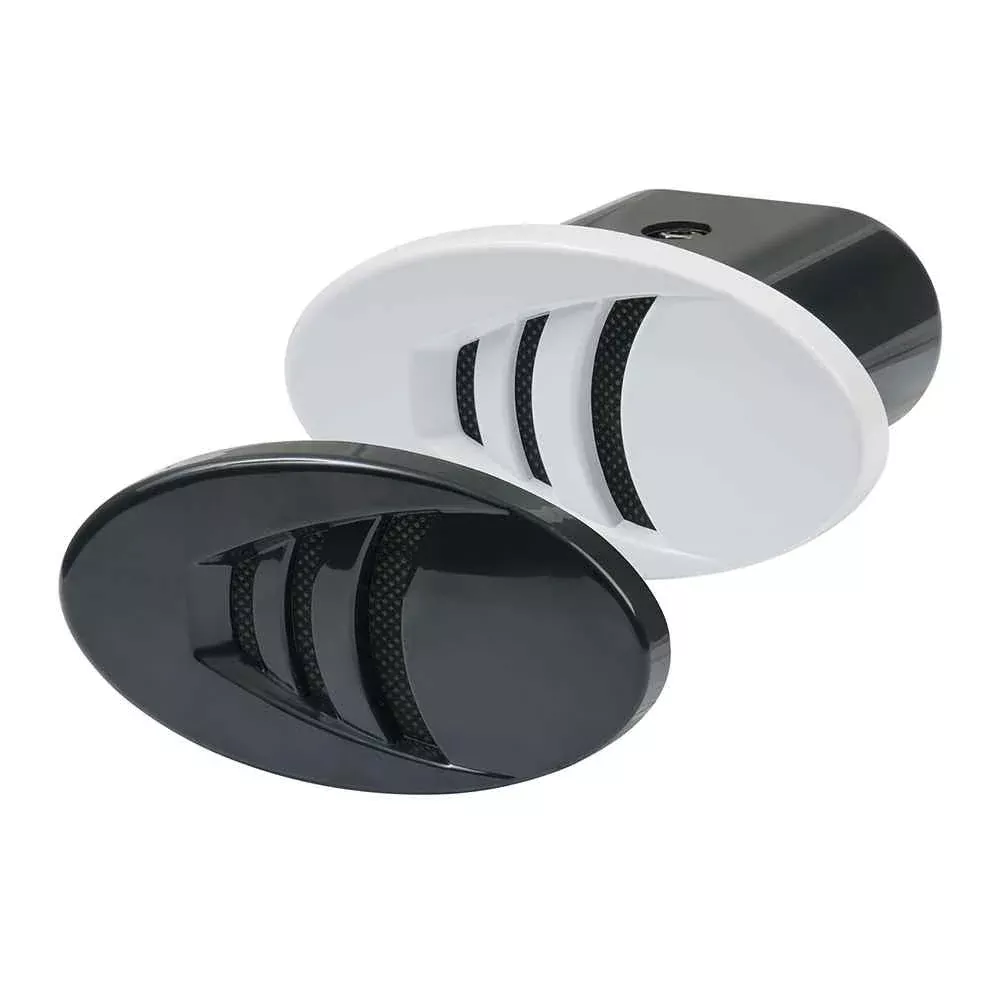 12V Drop-In "H" Horn w/Black & White Grills