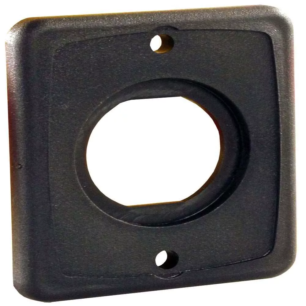 12V/USB Mount Plate Single Black