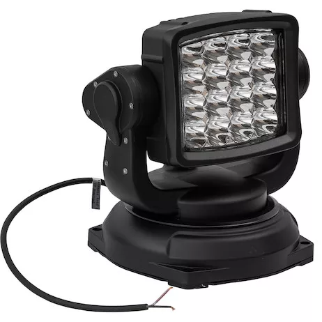 1492202 - Ultra Bright Remote Control Spot Light, Permanent Mount - Black
