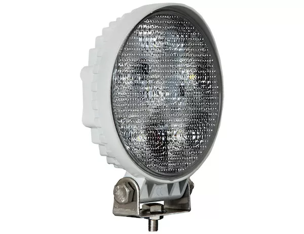 1493215 - 4.5 Inch Clear LED Flood Light with White Housing