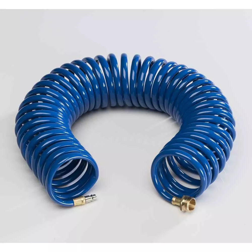 15' Coiled Blu External Hose