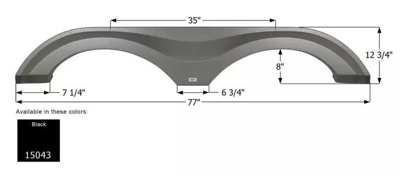 15043 Icon Fender Skirt Tandem Grand Design