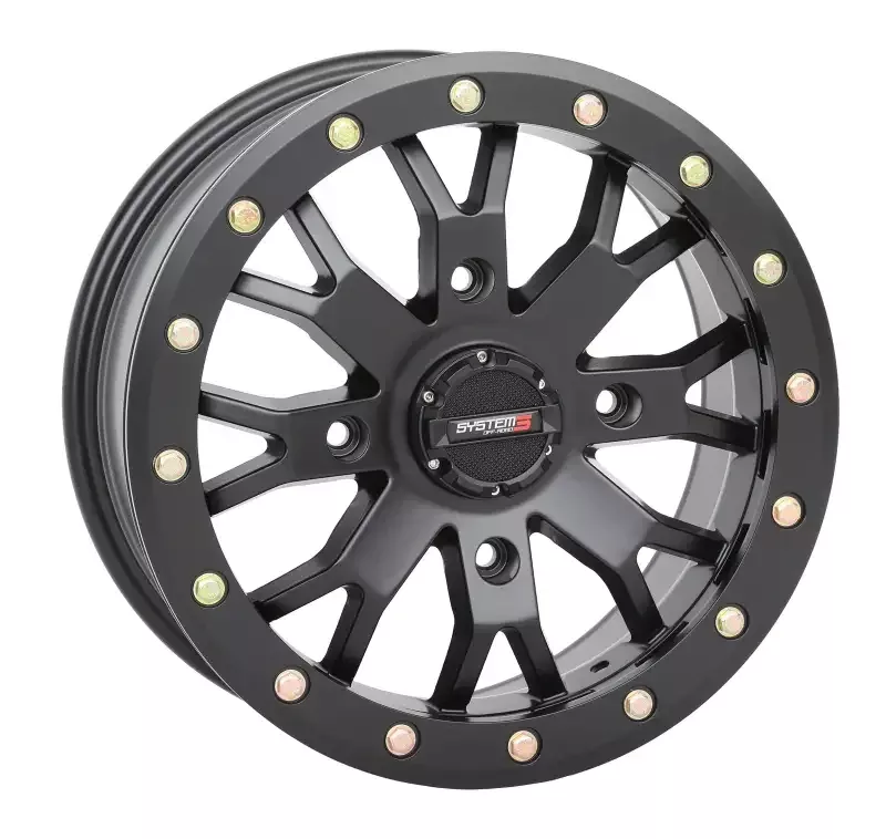 15S3-31371 Sb4 Bl Wheel 15×10 5+5 ( 5mm) 4/137 Matte Black