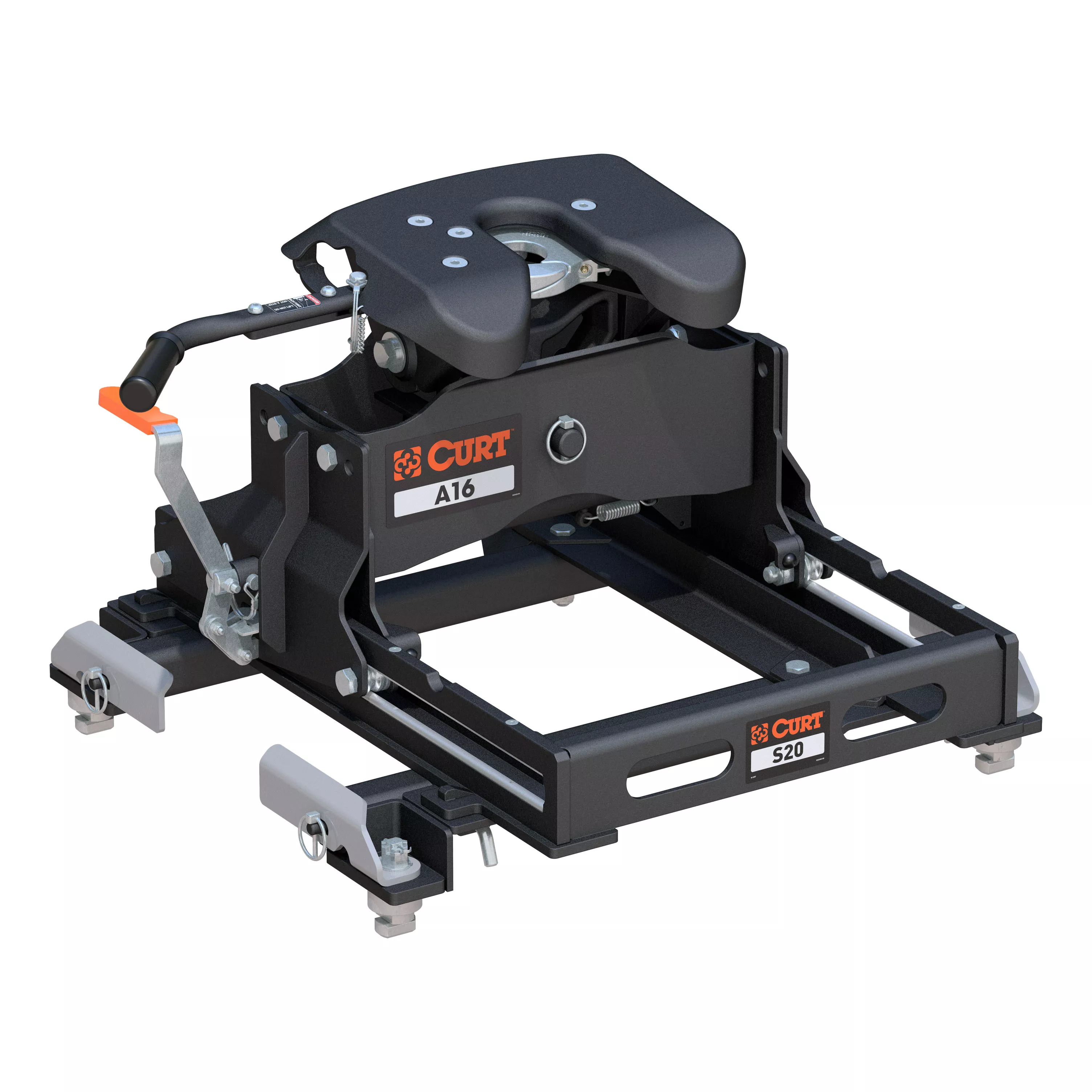 16054 - A16 5th Wheel Slider Hitch, 16,000 lbs, Select Chevy Silverado, GMC Sierra 2500, 3500 HD, 6.5-Foot Bed Puck System - 2016-2019 Chevrolet Silverado 2500 HD and more