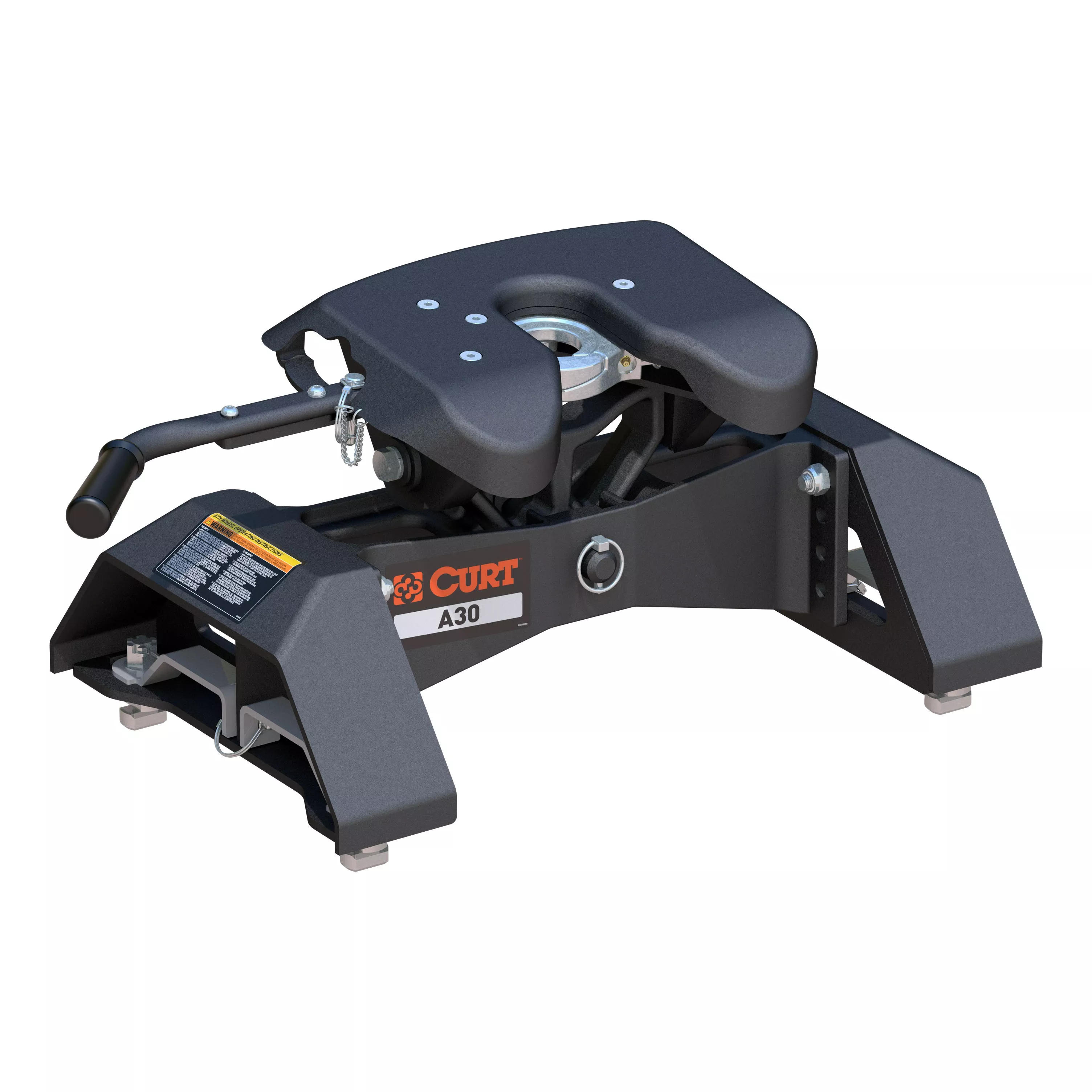 16070 - A30 5th Wheel Hitch, 30,000 lbs, Select Chevrolet Silverado, GMC Sierra 2500, 3500 HD, 8-Foot Bed Puck System - 2020-2026 Chevrolet Silverado 2500 HD and more