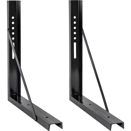 1701015 - 24x24 Inch Welded Black Structural Steel Mounting Brackets