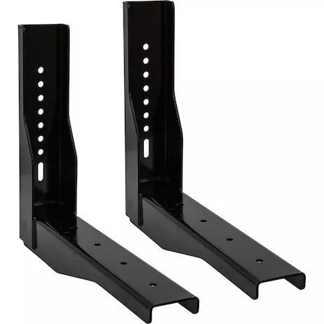 1701018 - Pro Series Gloss Black Structural Steel Mounting Brackets, For Use With 18x18 Underbody Truck Boxes