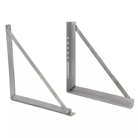 1701031 - 18x18 Inch Welded Stainless Steel Mounting Brackets