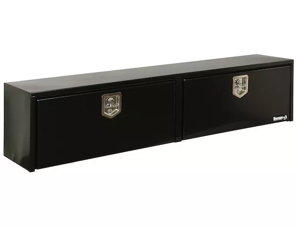 1702940 - 16x13x72 Inch Black Steel Topsider Truck Box