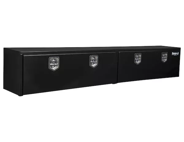 1702960 - 16x13x96 Inch Black Steel Topsider Truck Box