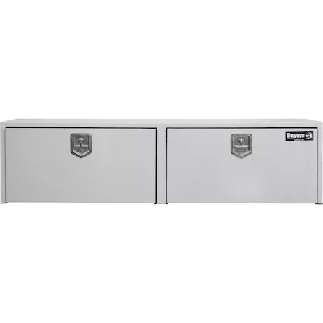 1704420 - 24x24x72 Inch White Steel Underbody Truck Box
