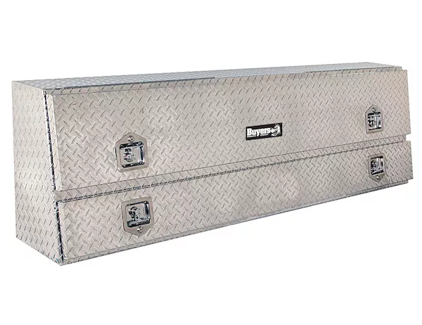 1705660 - 21x13x96 Inch Diamond Tread Aluminum Pick-Up Truck Contractor With Lower Door