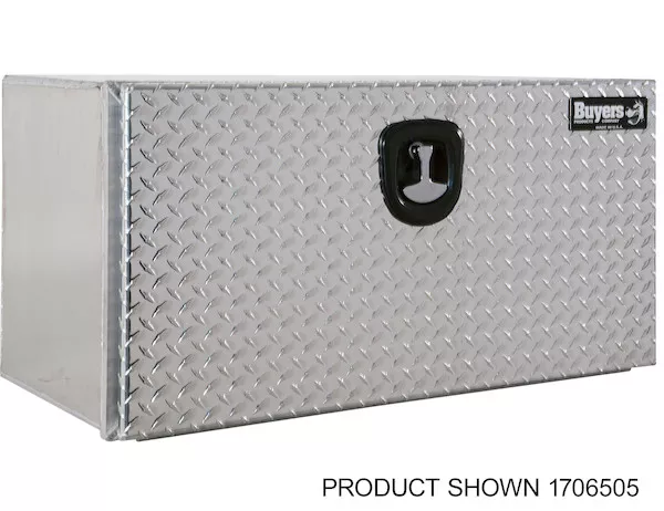 1706530 - 18x24x60 Pro Series Smooth Aluminum Underbody Truck Box with Diamond Tread Door