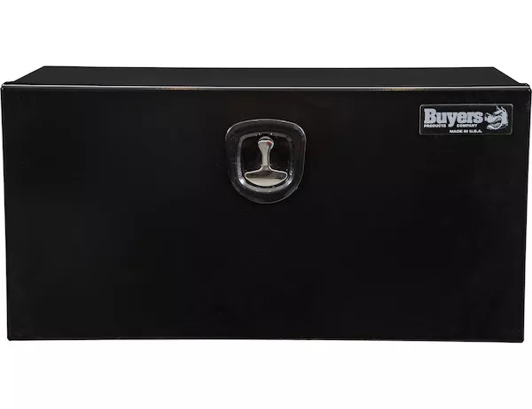 1706985 - 18x24x48 Inch Black Pro Series Smooth Aluminum Underbody Truck Box