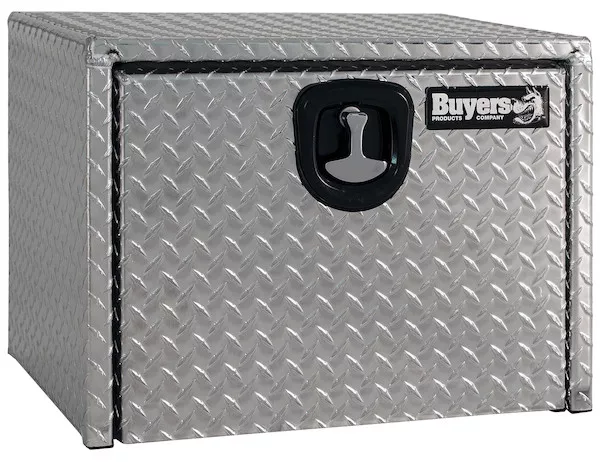 1735100 - 18x18x24 Inch Diamond Tread Aluminum Underbody Truck Box with 3-Pt. Latch
