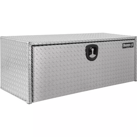 1735110 - 18x18x48 Inch Diamond Tread Aluminum Underbody Truck Box with 3-Pt. Latch