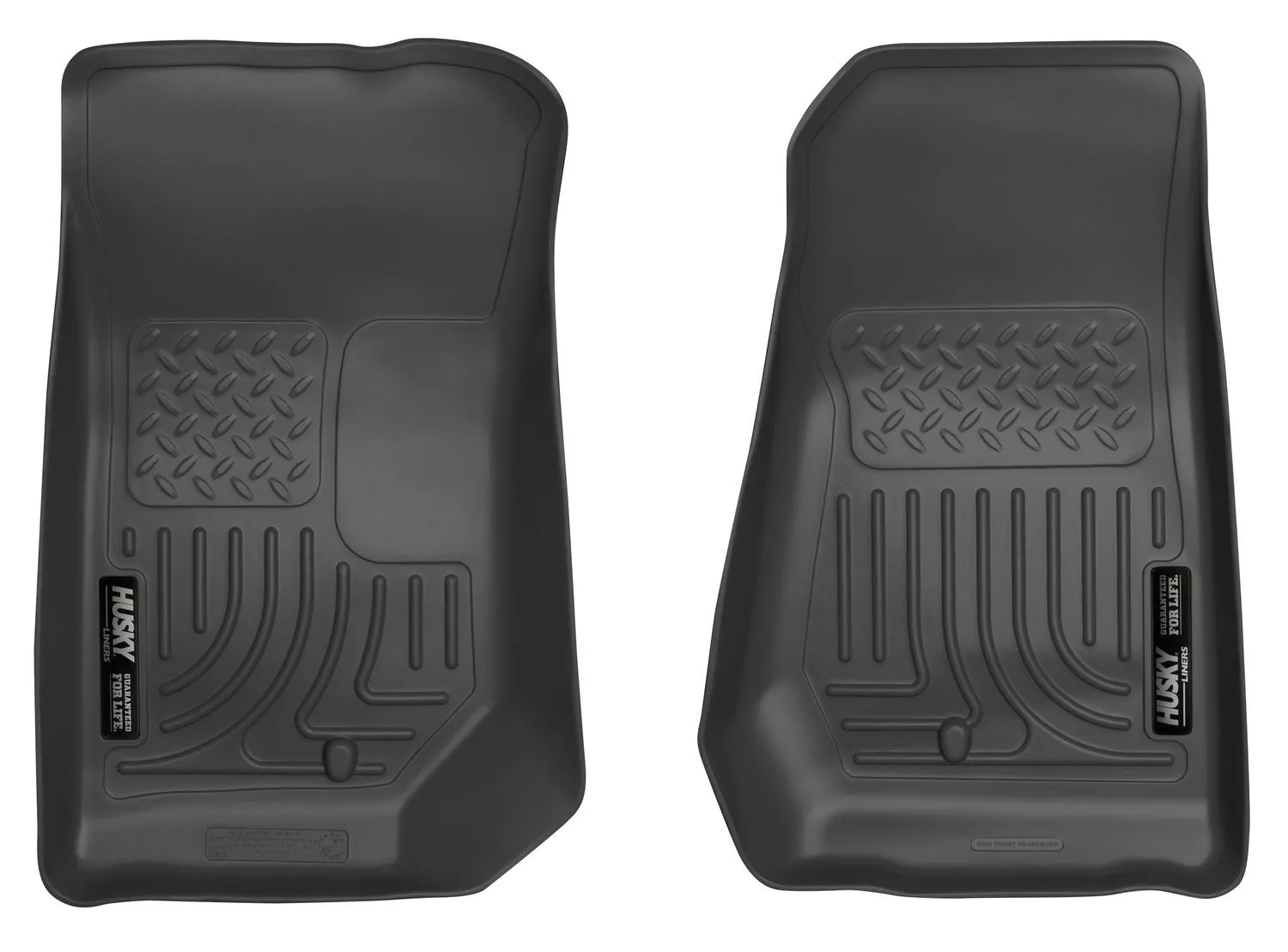 18021 - Weatherbeater - Front Floor Liners - 2007-2013 Jeep Wrangler
