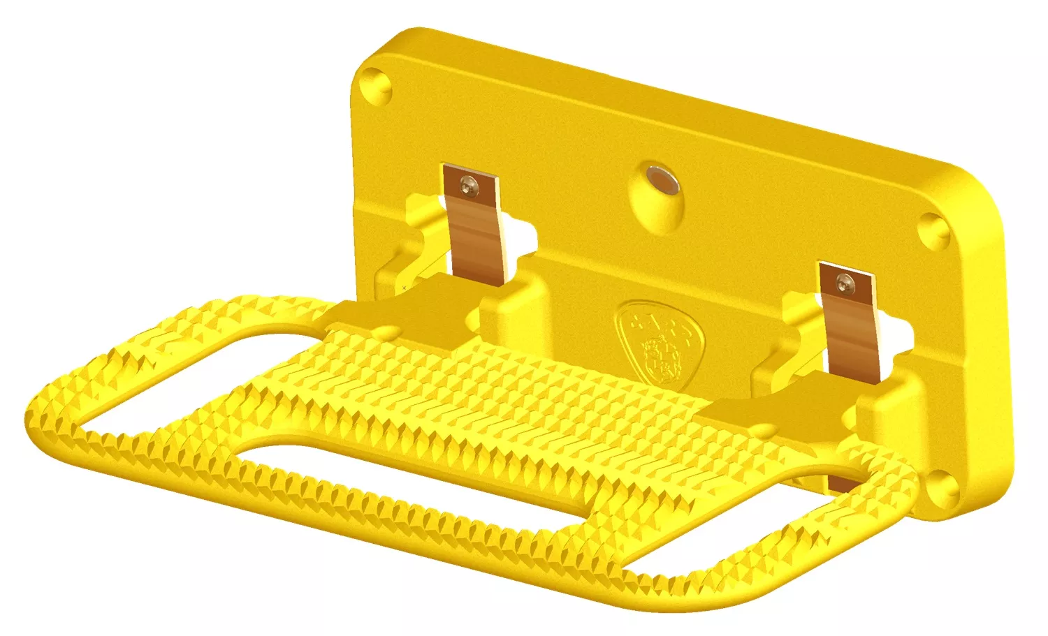 193017 - HD Mega Step; Hitch Mount; LED Step Surf; XP7 Safety Yellow; Single