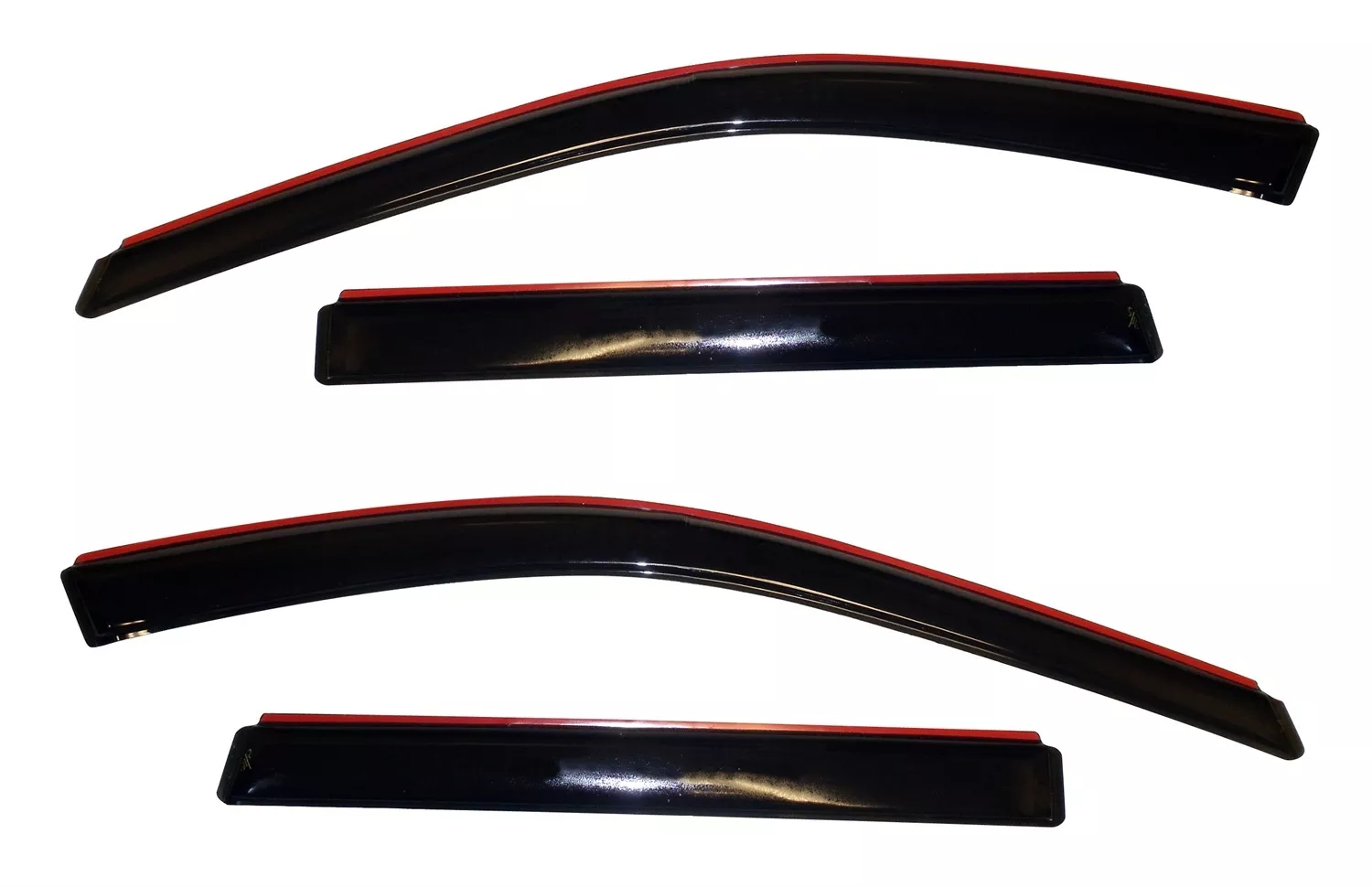 194252 - Ventvisor Deflector; Smoke; In-Channel; 4 pc. - 2011-2021 Jeep Grand Cherokee