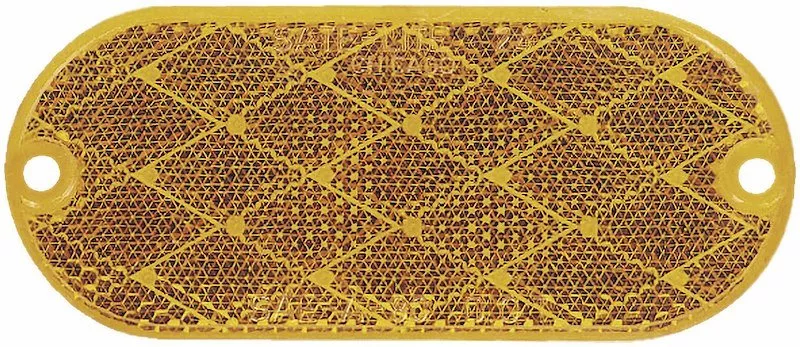 2-Pk Reflector Amber