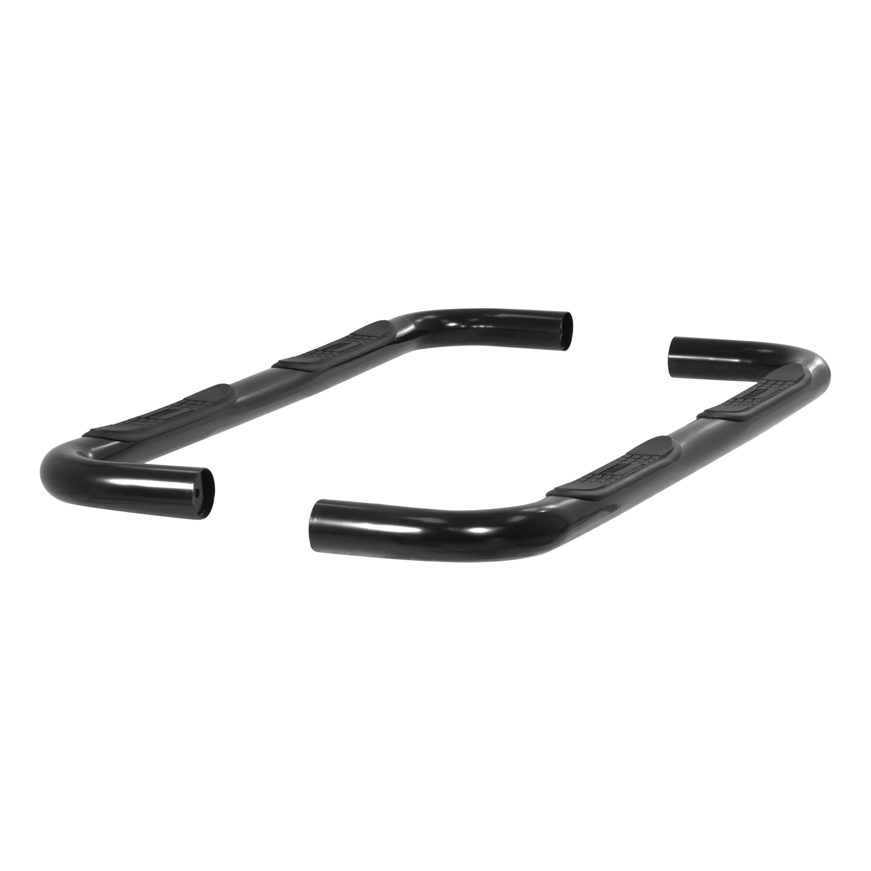 202003 - 3-Inch Round Black Steel Nerf Bars, No-Drill, Fits Select Toyota Tundra - 2000-2006 Toyota Tundra