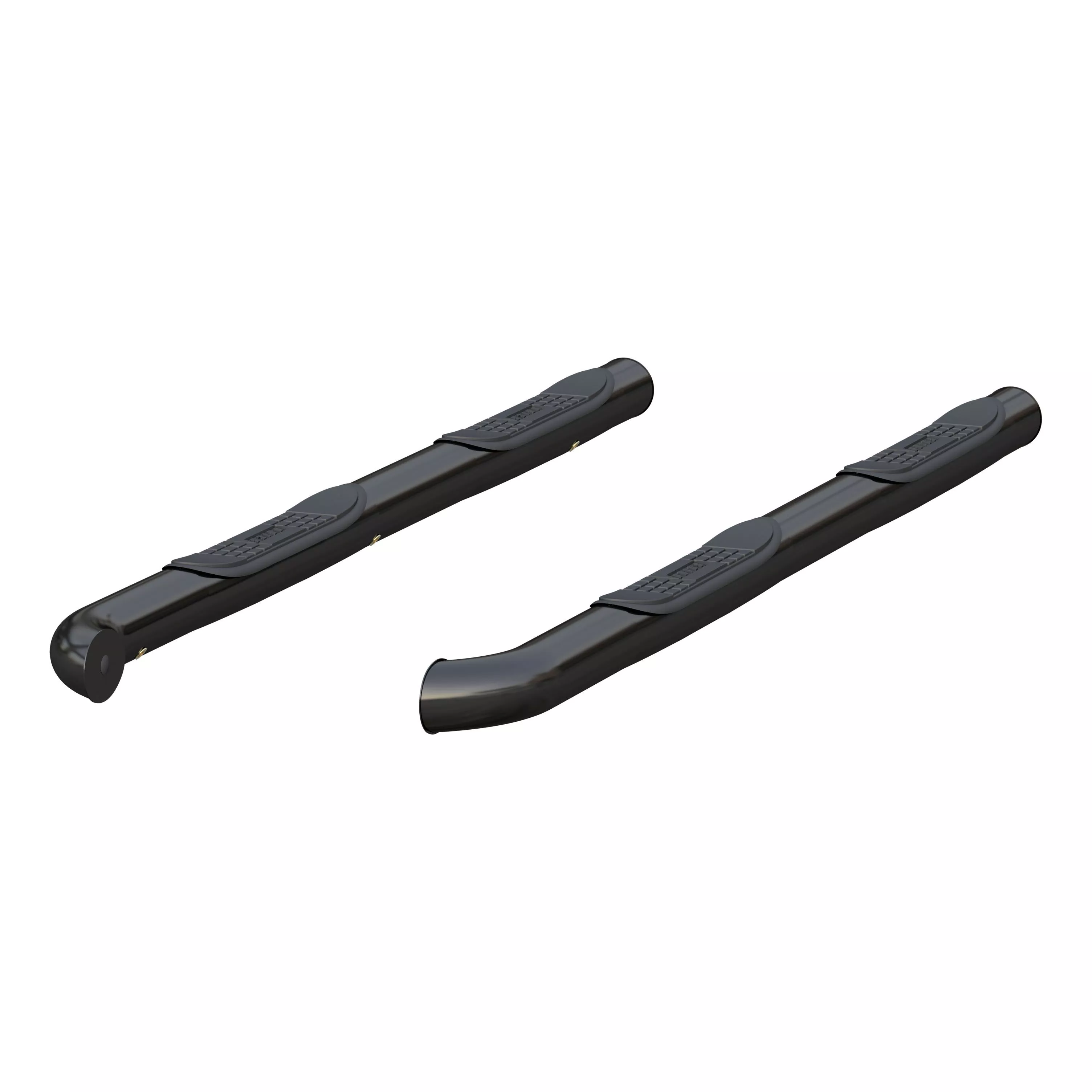 202022 - 3-Inch Round Black Steel Nerf Bars, No-Drill, Fits Select Toyota 4Runner - 2014-2018 Toyota 4Runner