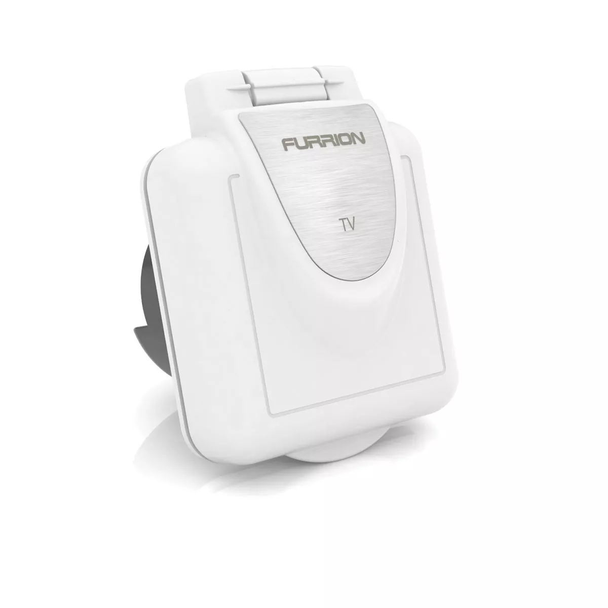 2021123867 - TV/SAT Inlet Square - White #FTVINS-PS