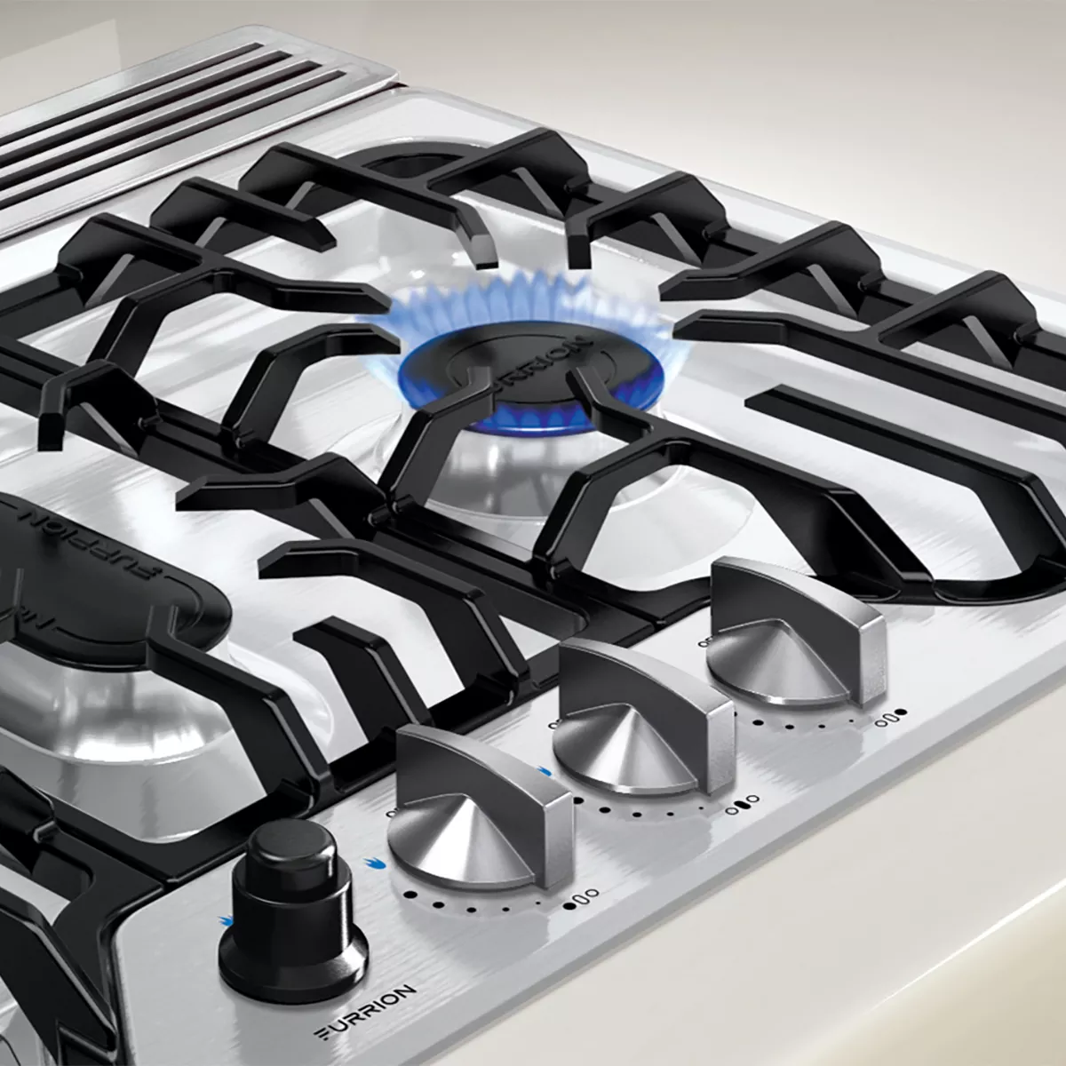 2021123918 - Chef Collection 3-Burner Gas RV Cooktop - 24" Stainless Steel #FGH4ZSA-SS