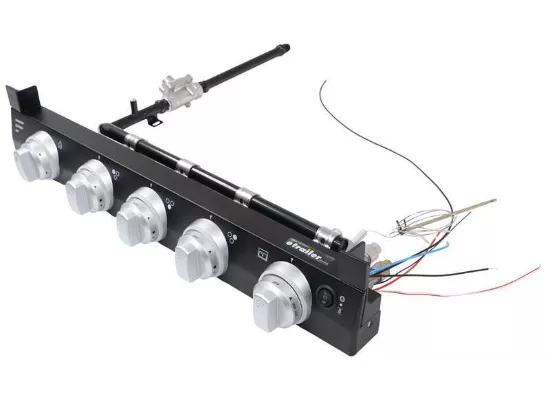 2021124091 - Replacement Front Panel Module for 17" and 21" 2-in-1 Range Ovens (silver knobs and Ignitor included) #C-F1S17L02A-BL-005