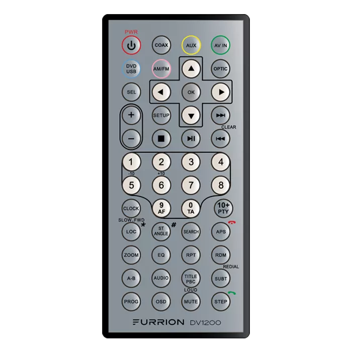 2021124282 - Replacement Remote Control for DV1200 Entertainment System #DV1200-RC