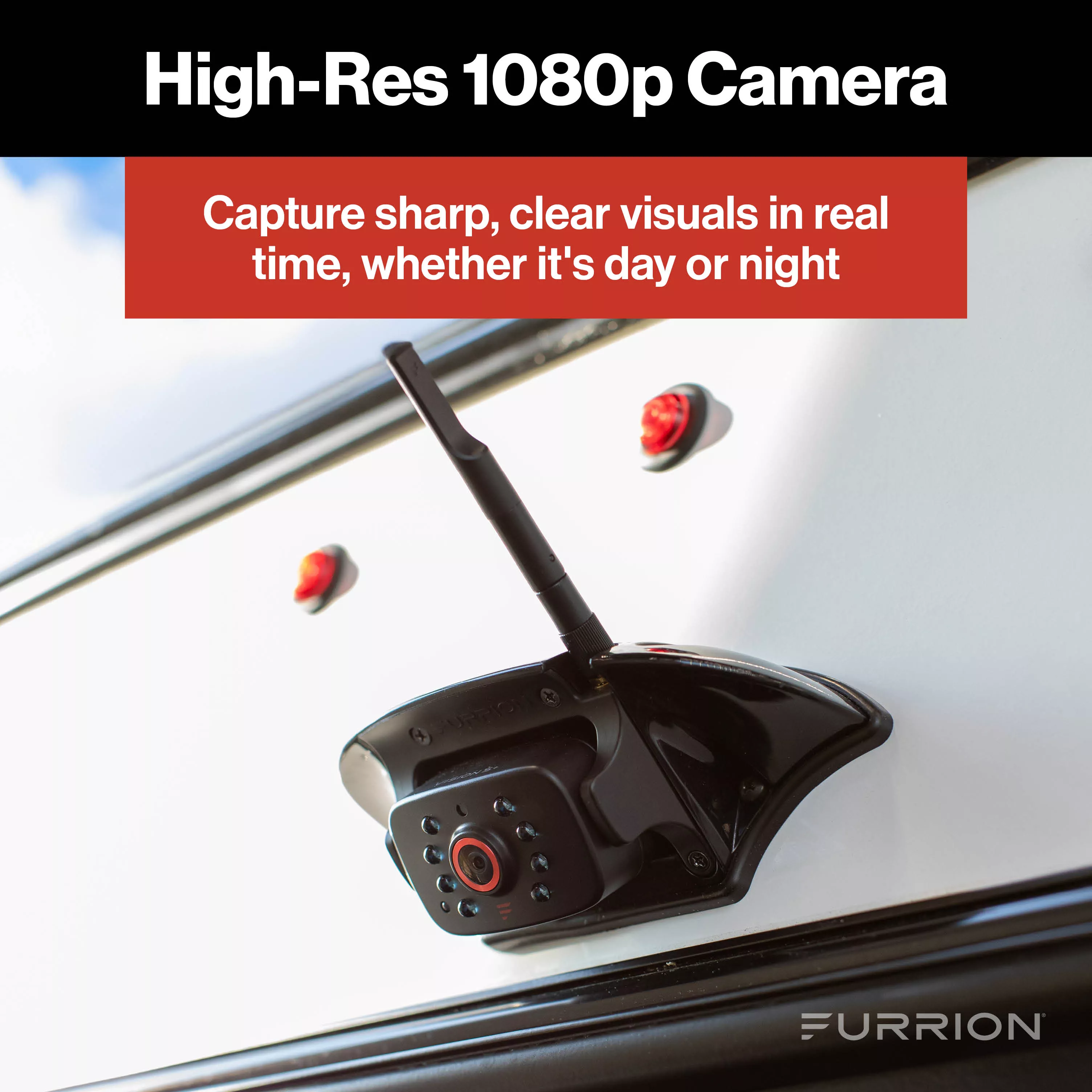 2021124484 - Vision S+ RV Observation System - Sharkfin Camera with Bracket #FCNFDTASF