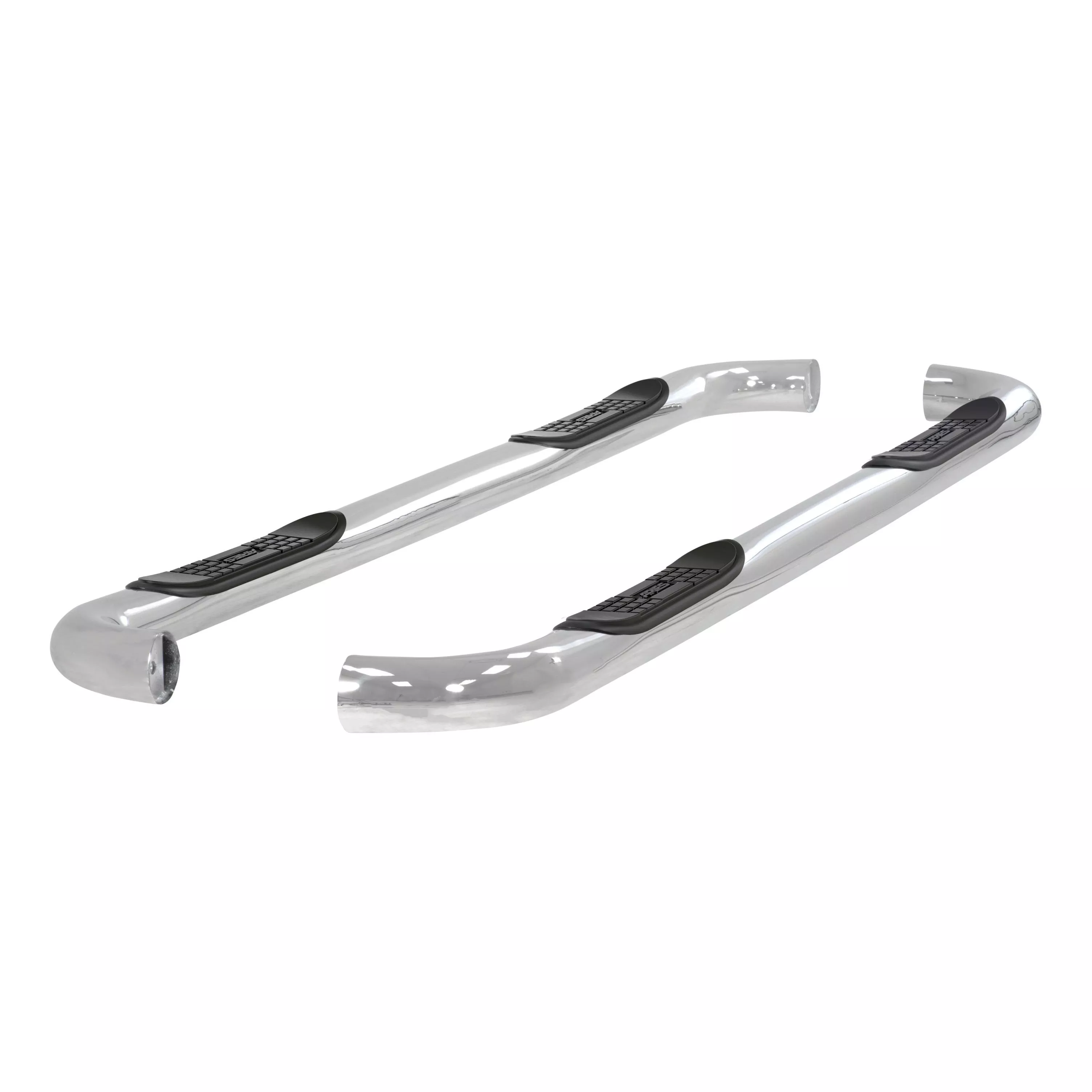 203006-2 - 3-Inch Round Polished Stainless Steel Nerf Bars, No-Drill, Fits Select Ford Excursion, F-250, F-350 Super Duty - 1999-2016 Ford F-250 Super Duty and more