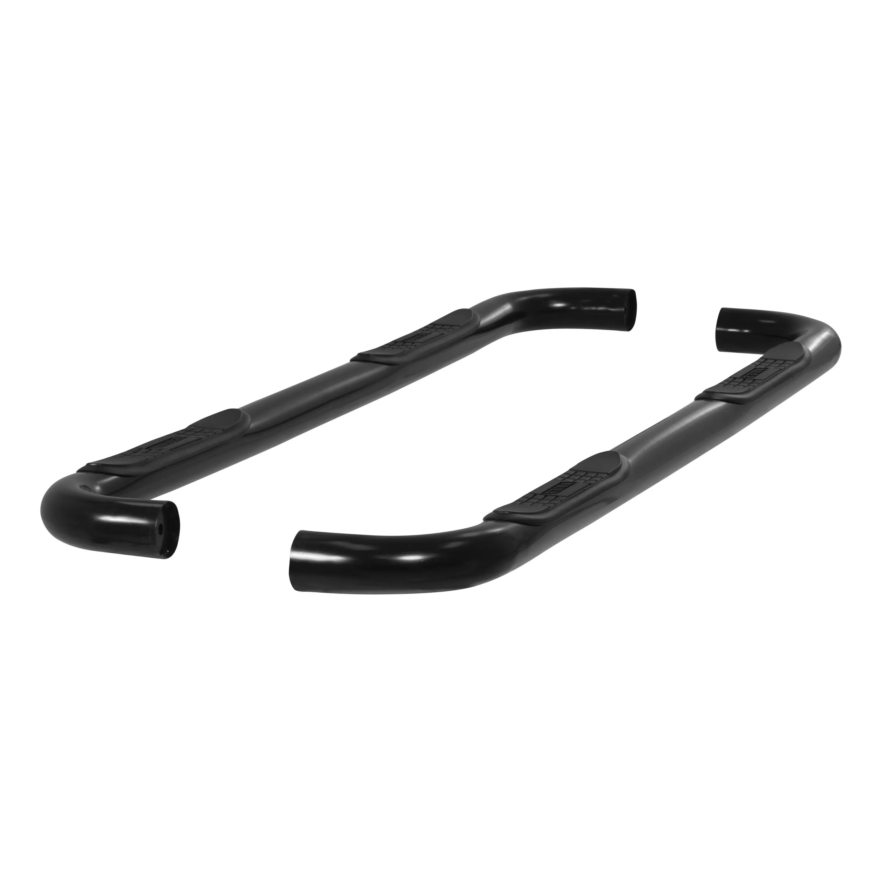 203009 - 3-Inch Round Black Steel Nerf Bars, No-Drill, Fits Select Ford F-150 - 2001-2003 Ford F-150