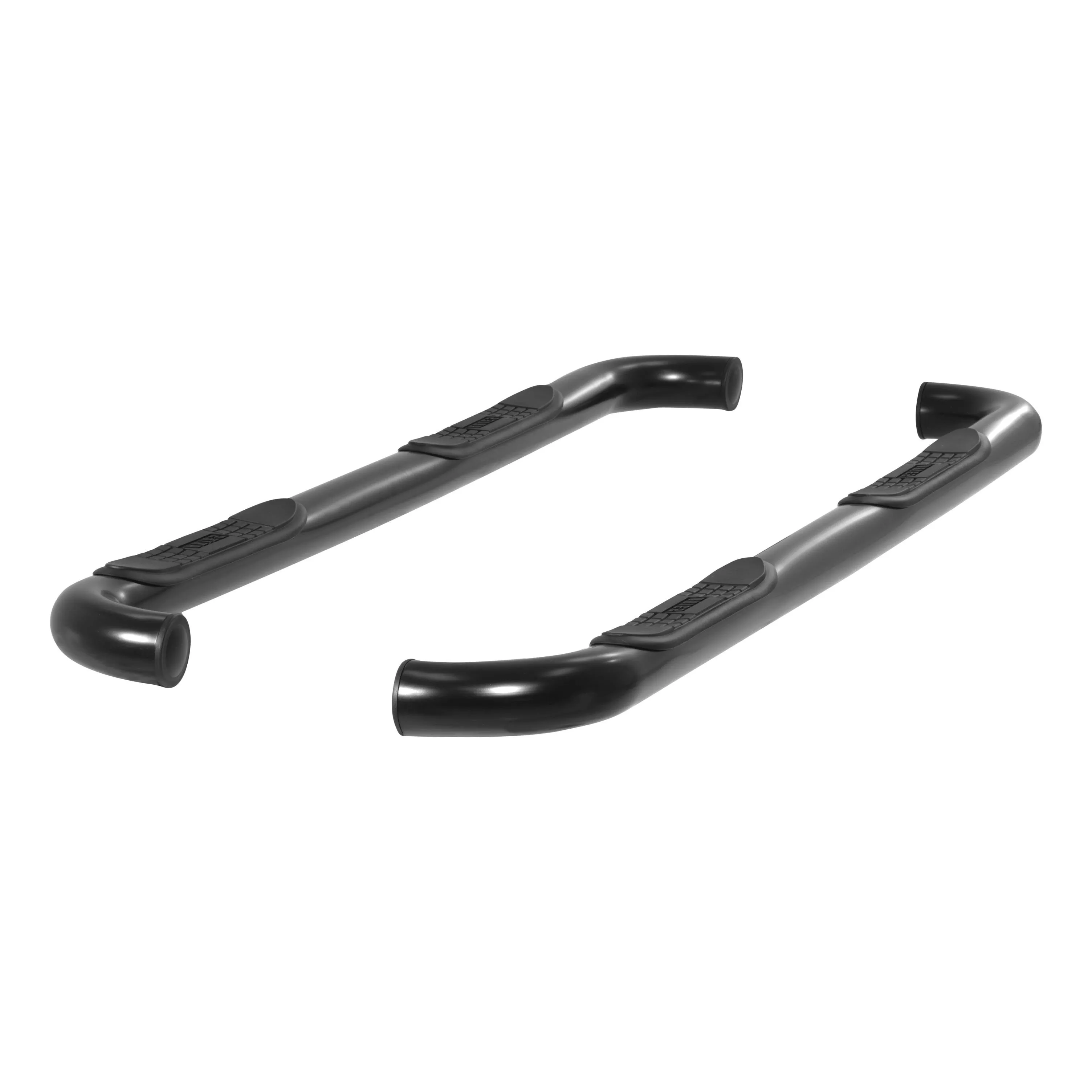 203018 - 3-Inch Round Black Steel Nerf Bars, No-Drill, Fits Select Ford Explorer - 2002-2010 Ford Explorer